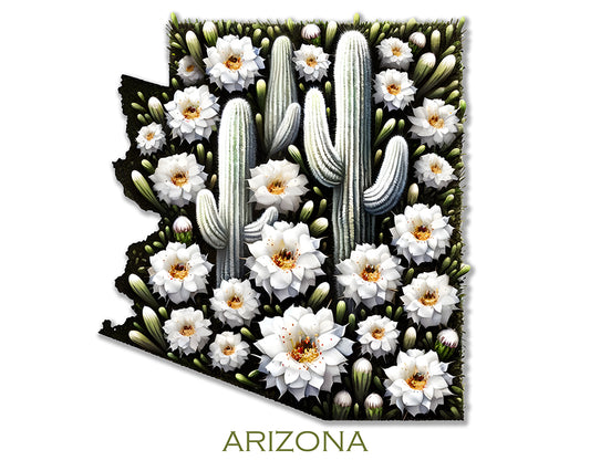 WanderFlowers-Arizona: Blossom of the Saguaro Cactus