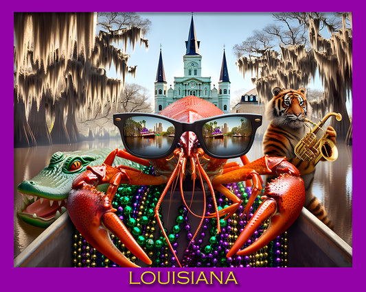 WanderCritters-Louisiana: Boudreaux the Crawfish