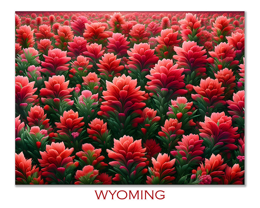 WanderFlowers-Wyoming: Indian Paintbrush